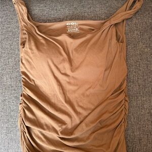 OGL Women's Brown Ruched Camisole
